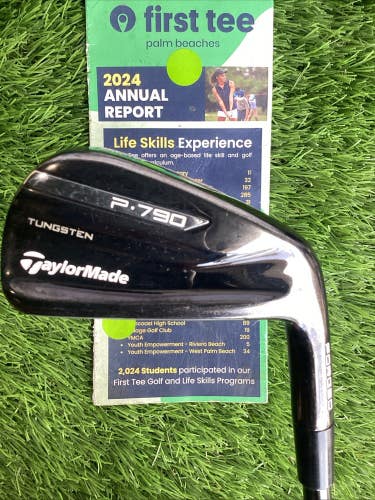 TaylorMade P-790 Forged Single 5 Iron With KBS S-Taper 120 Black Steel Shaft