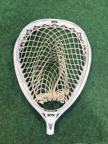 White STX Eclipse 3 Strung Goalie Head (Used)