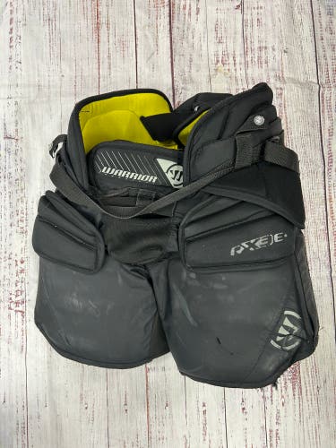 Black Junior Large/Extra Large Warrior Ritual X3 E+ Hockey Goalie Pants (Used)