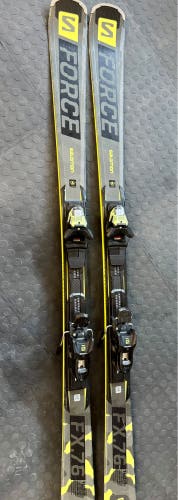 Salomon Skis + Bindings — 163cm, Great Condition, Ready to Ride