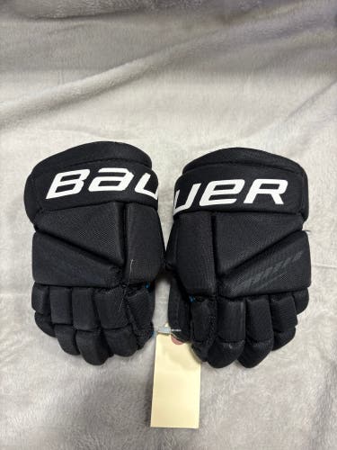 Black Youth Bauer Bauer X Gloves 9" (Used)