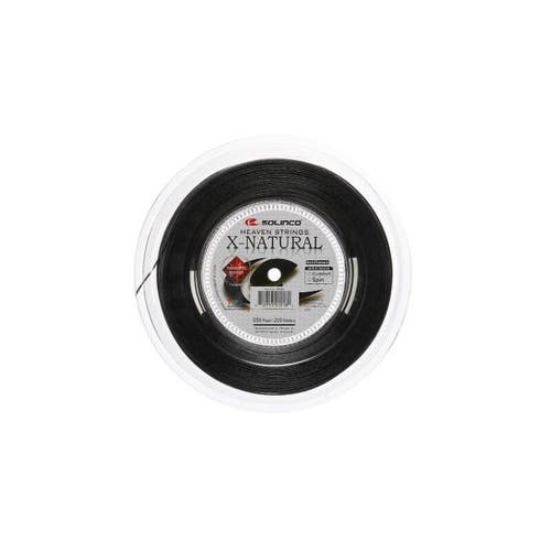 Solinco X-Natural Black  15L 1,35 mm, Tennis String Reel, 656ft/200M