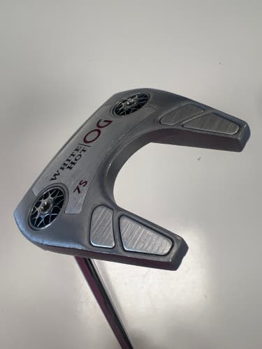 2021 Odyssey White Hot OG 7S Stroke Lab Mallet Left Hand Putter Steel (Used)