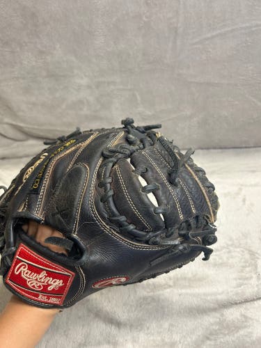 Black Rawlings Gamer Series RH Catcher's Baseball Glove 32" (Used)