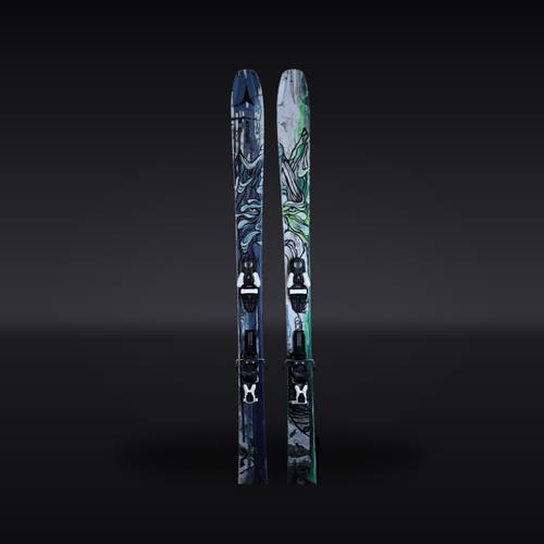 USED Atomic Bent 100 Skis 180 cm w/ Salomon Strive 11 Bindings