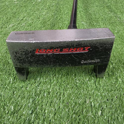 Golfsmith Long Shot 48" Split Grip Broomstick Mallet Putter Black Steel RH Right