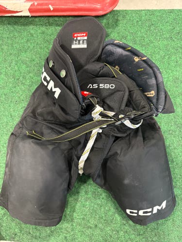Black CCM Tacks AS 580 Hockey Pants (Used) | Junior Medium