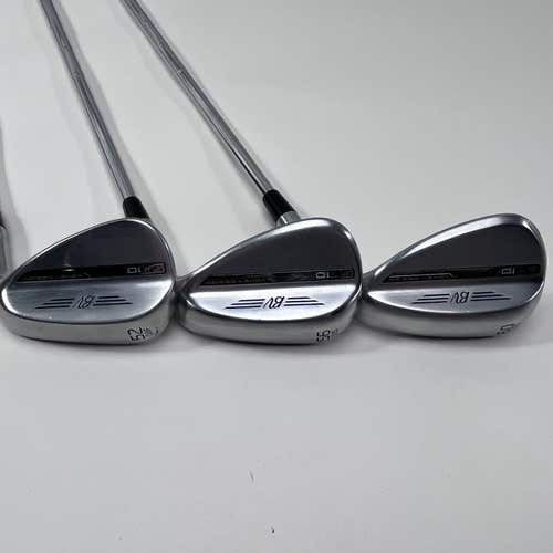 Titleist Vokey SM10 Tour Chrome Wedge Set 52* 8 | 56* 10 | 60* 10 SM10 Wedge RH