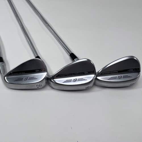 Titleist Vokey SM10 Tour Chrome Wedge Set 52* 8 | 56* 10 | 60* 10 SM9 Wedge RH