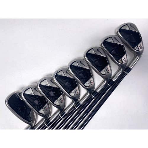 Nike VR S Covert Iron Set 4-PW+SW Mitsubishi Rayon Kuro Kage Red 70g Senior RH