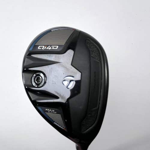 TaylorMade Qi4D Max Lite Rescue 6 Hybrid 30* Reax 45g Senior RH