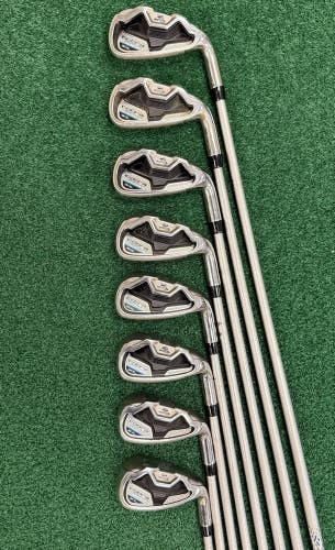 Cobra Baffler XL Iron Set 4-PW+GW Right Hand Senior Lite Flex Graphite Shafts