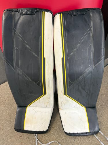 Senior Medium 34+" Bauer Supreme Mach Goalie Leg Pads (Used)