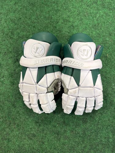 Green Warrior Evo Lacrosse Gloves (Used) | Large