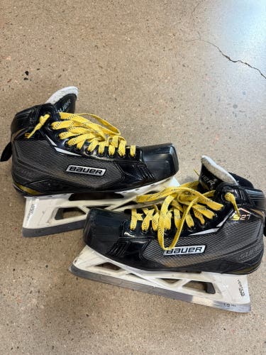 Senior Bauer Supreme S27 Hockey Goalie Skates Regular Width 10.5 (Used)