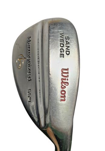 Wilson Harmonized L Sand Wedge 55* RH +1" Stiff Steel 36.5" Jumbo PermaWrap Grip