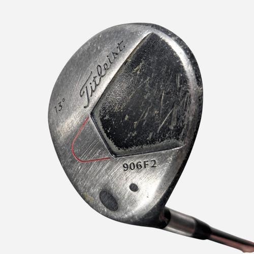 Men's Titleist 906F2 Left Hand Fairway Wood Stiff Flex 3 Wood Steel Shaft (Used)