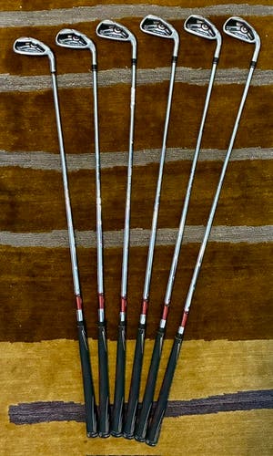 Men's TaylorMade Burner 2.0 Right Handed Iron Set Regular Flex 6 Pieces (Used)