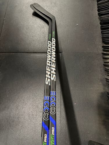 2 Pack Sherwood CODE Encrypt Pro 55 Flex P92 LH PWHL Team Canada Pro Stock Hockey Stick (New)