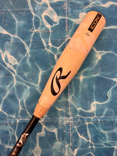 2025 Rawlings Icon Composite Bat USABat Certified (-12) Composite 17 oz 29" (Used)