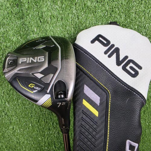 Ping G430 MAX 21 Fairway 7 Wood 7W Tour 2.0 Chrome 75S Stiff w/ HC RH 42"