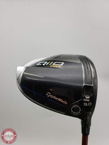 2024 TAYLORMADE QI10 MAX DRIVER 9* STIFF FUJI SPEEDER NX 60 +HC VERYGOOD