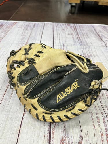 Brown All Star Pro Elite CM3000 RH Catcher's Baseball Glove 33.5" (Used)