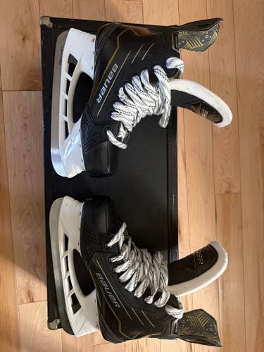 Brown/Black 2024 Bauer Supreme M40 Hockey Skates Regular Width 7.5 (New)