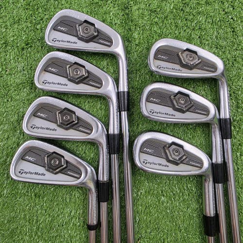 TaylorMade Tour Preferred MC TP Forged Iron Set 4-PW KBS Tour Stiff Steel RH