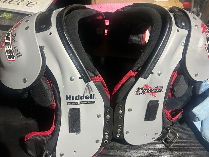 Extra Large Adult Riddell Power SPX Shoulder Pads (Used)