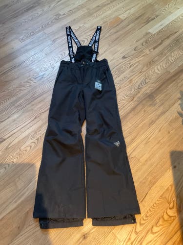 Black Size 14 Kids Unisex Rossignol Snow Pants (New)