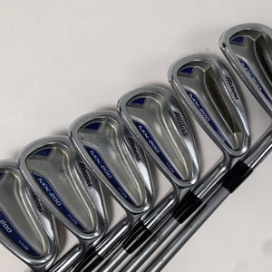 Mizuno MX 200 Iron Set 6-PW+SW Exsar IS4 65g Regular Graphite Mens RH