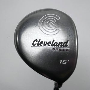Cleveland Launcher Steel 3 Fairway Wood 15* Launcher Stiff Graphite Mens RH