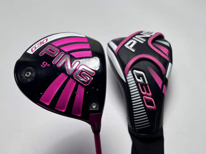 Ping G30 Limited Edition Bubba Pink Driver 9* Limited Edition Stiff Mens RH HC