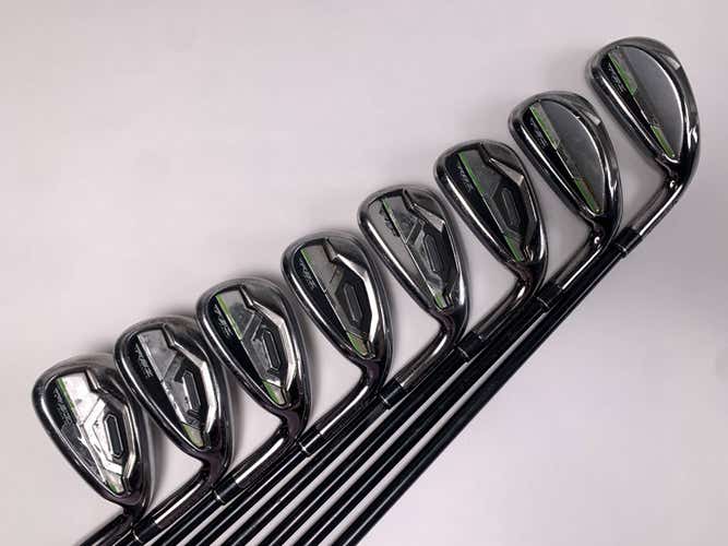 TaylorMade RocketBallz Max Iron Set 4-PW+AW Matrix Ozik 55g Regular Graphite RH