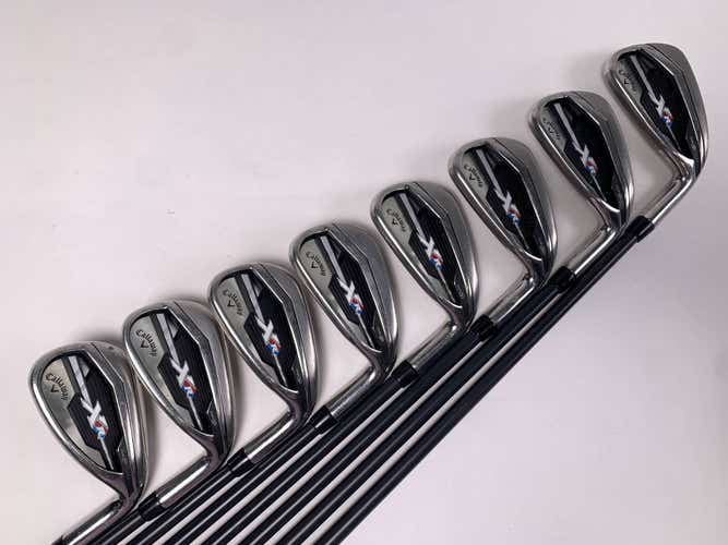 Callaway XR Iron Set 3-PW Project X San Diego 6.0 58g Stiff Graphite Mens RH
