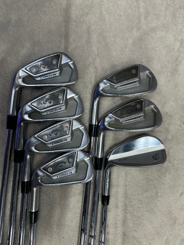 Men's Callaway X Forged CB 21 Iron Set Left Hand Regular Flex 4-9 (Used)