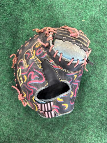 Blue Rawlings REV1X RH Catcher's Baseball Glove 34" (Used)