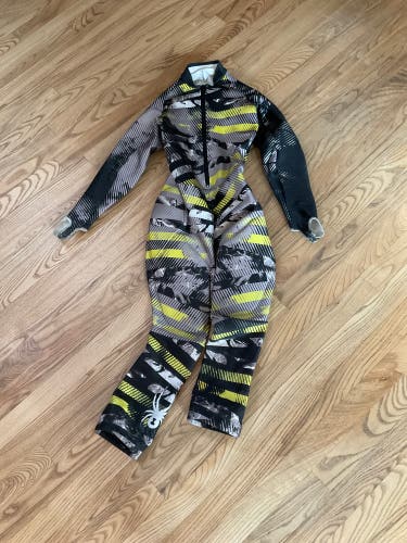 Unisex Youth Medium Spyder Padded Racing Ski Suit (Used)