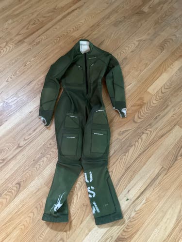 Unisex Adult Medium Spyder Padded Racing Ski Suit (Used)