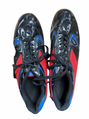 Diadora Soccer Cleats Size 10 Black/Blue/Red