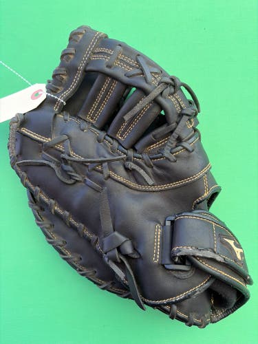 Black Adult Mizuno MVP Prime LH First Base Baseball Glove 13" (Used)
