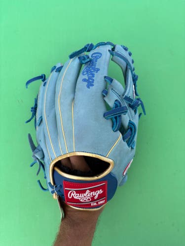 Blue Rawlings R9 RH Infield Baseball Glove 11.5"