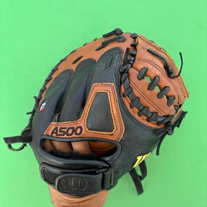 Brown Wilson A500 RH Catcher's Baseball Glove 31.5"