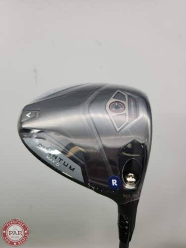 NEW 2026 CALLAWAY QUANTUM MAX D DRIVER 10.5* REG PROJECTX DENALI FROST 5OG 5.5 +