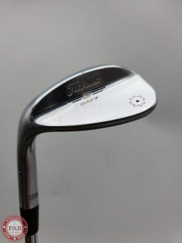 LEFTY 2018 TITLEIST VOKEY SM7 CHROME WEDGE 54*/08M STIFF TT DYNAGOLD S400 35" FA