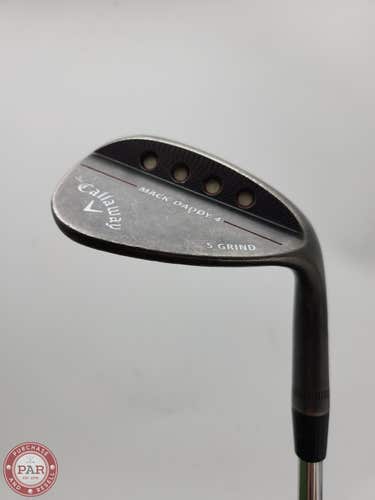 2018 CALLAWAY MACK DADDY 4 MATTE BLACK WEDGE 54*/10 STIFF TT DYNAGOLD 115 S200 T