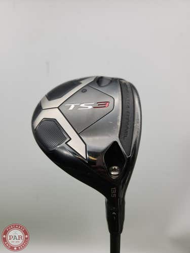 2019 TITLEIST TS3 3 WOOD 13.5* XSTIFF PROJECTX HZRDUS SMOKE BLACK 70G VERYGOOD