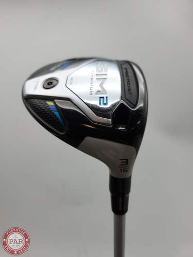 2021 TAYLORMADE SIM2 TI 3 WOOD 15* SENIOR AIR SPEEDER 45 +HC VERYGOOD