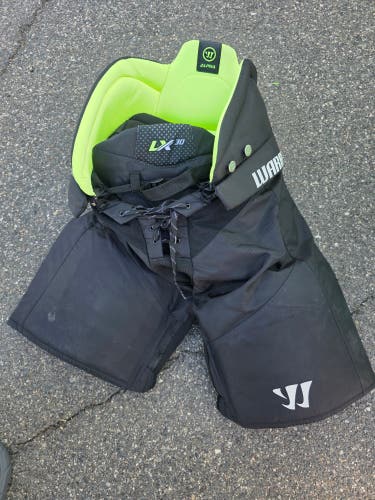 Black Senior Large Warrior Alpha LX 30 Hockey Pants
